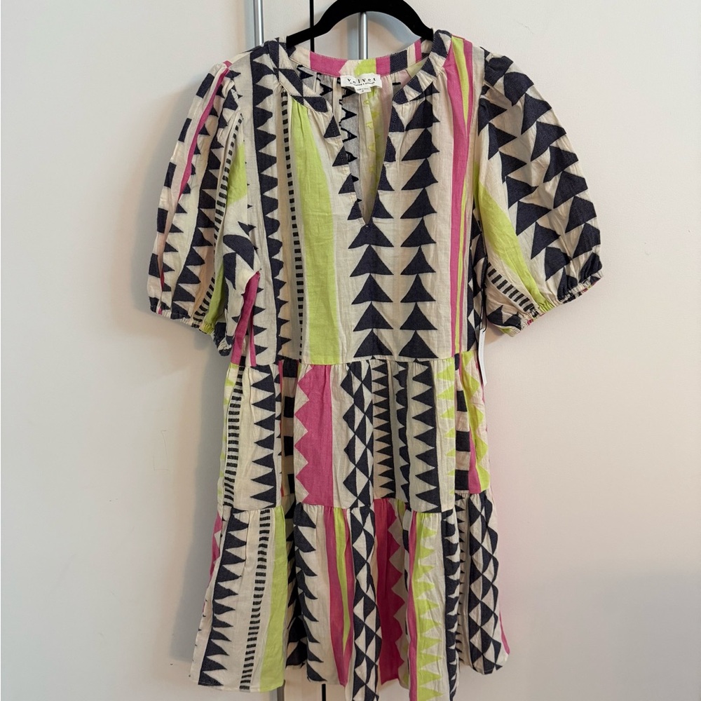 Velvet by Graham & Spencer Patterned Minidress l NWT